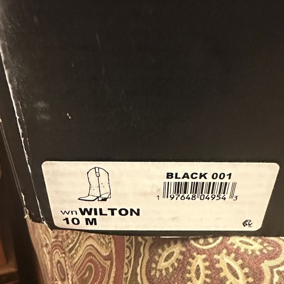 Nine West Black Heeled Boots - Picture 2 of 5